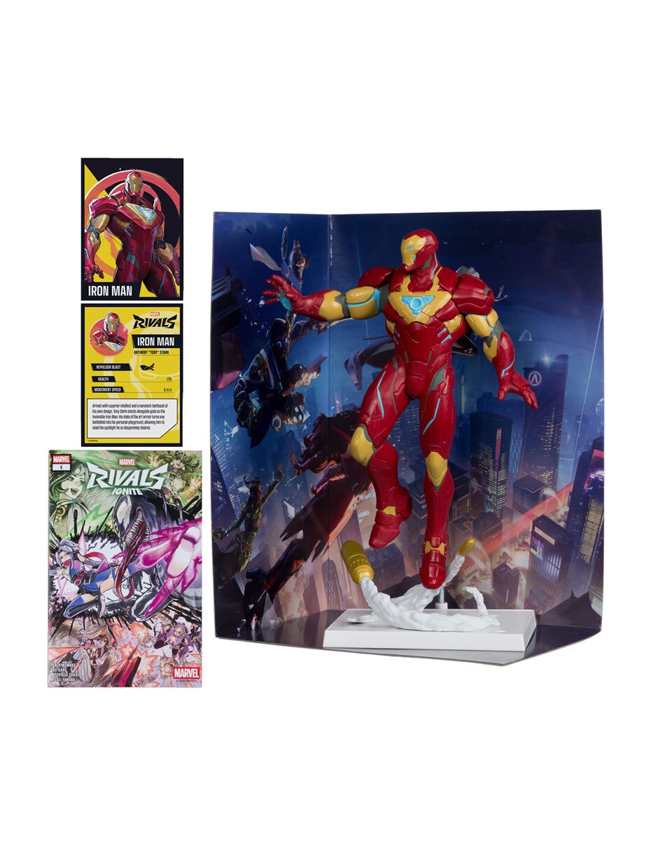 Figura de colección Marvel Rivals Iron Man Figura de colección Marvel Rivals Iron Man