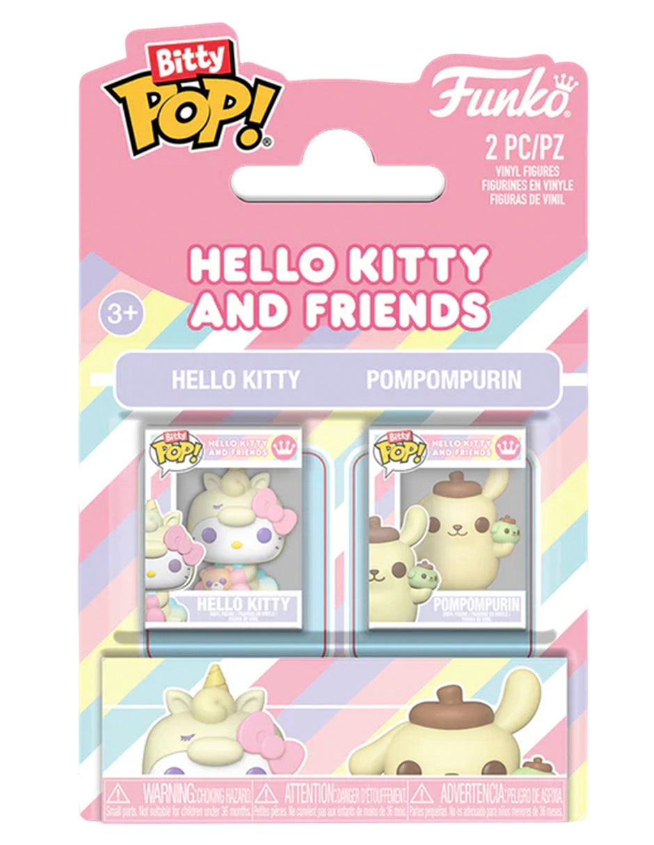 Bitty Pop! Hello Kitty and friends Pompompurin y Hello Kitty Bitty Pop! Hello Kitty and friends Pompompurin y Hello Kitty