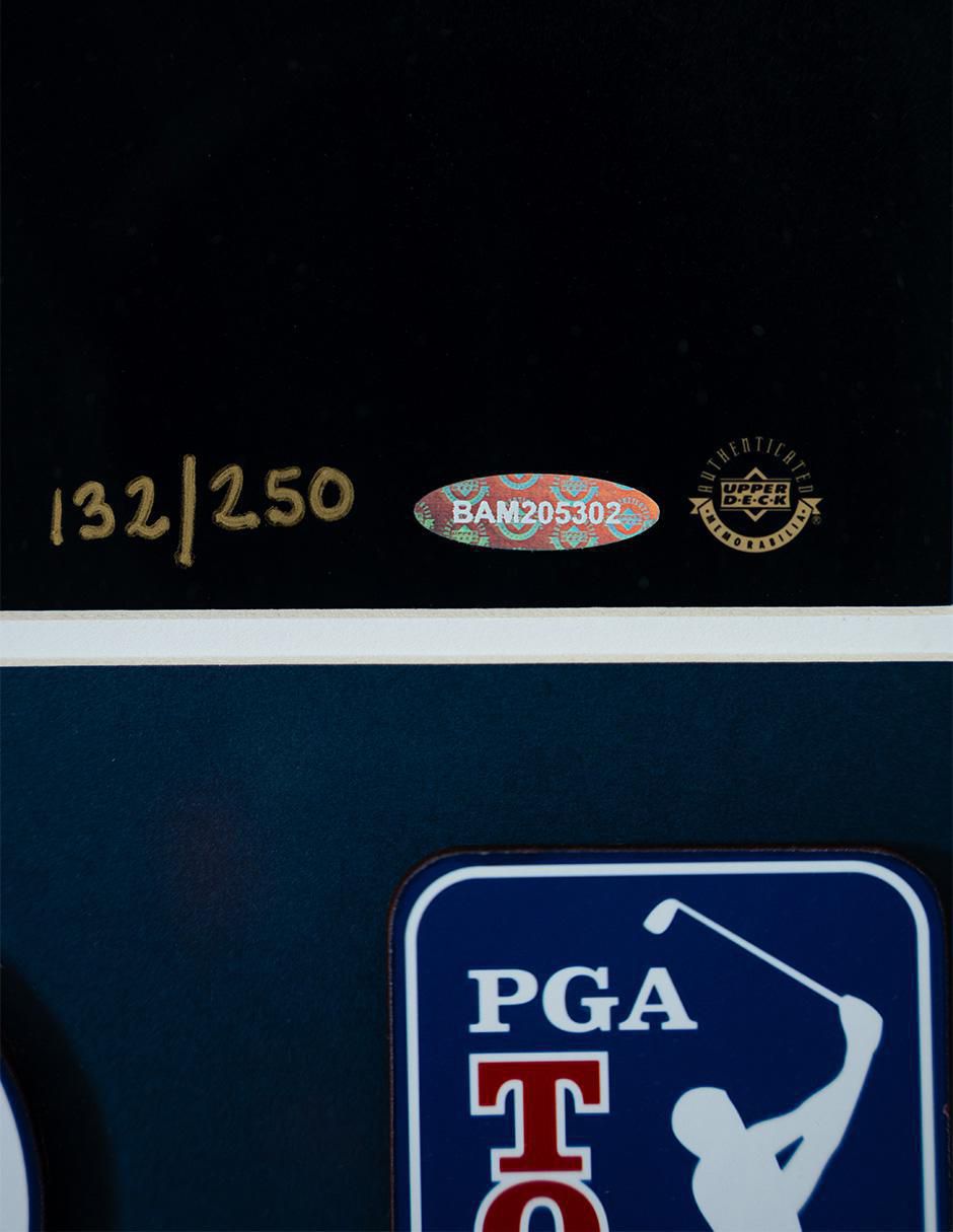 Póster autografiado por Tiger Woods Póster autografiado por Tiger Woods