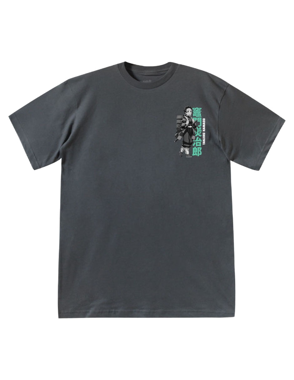 Playera Tanjiro Kamado manga corta para hombre Playera Tanjiro Kamado manga corta para hombre