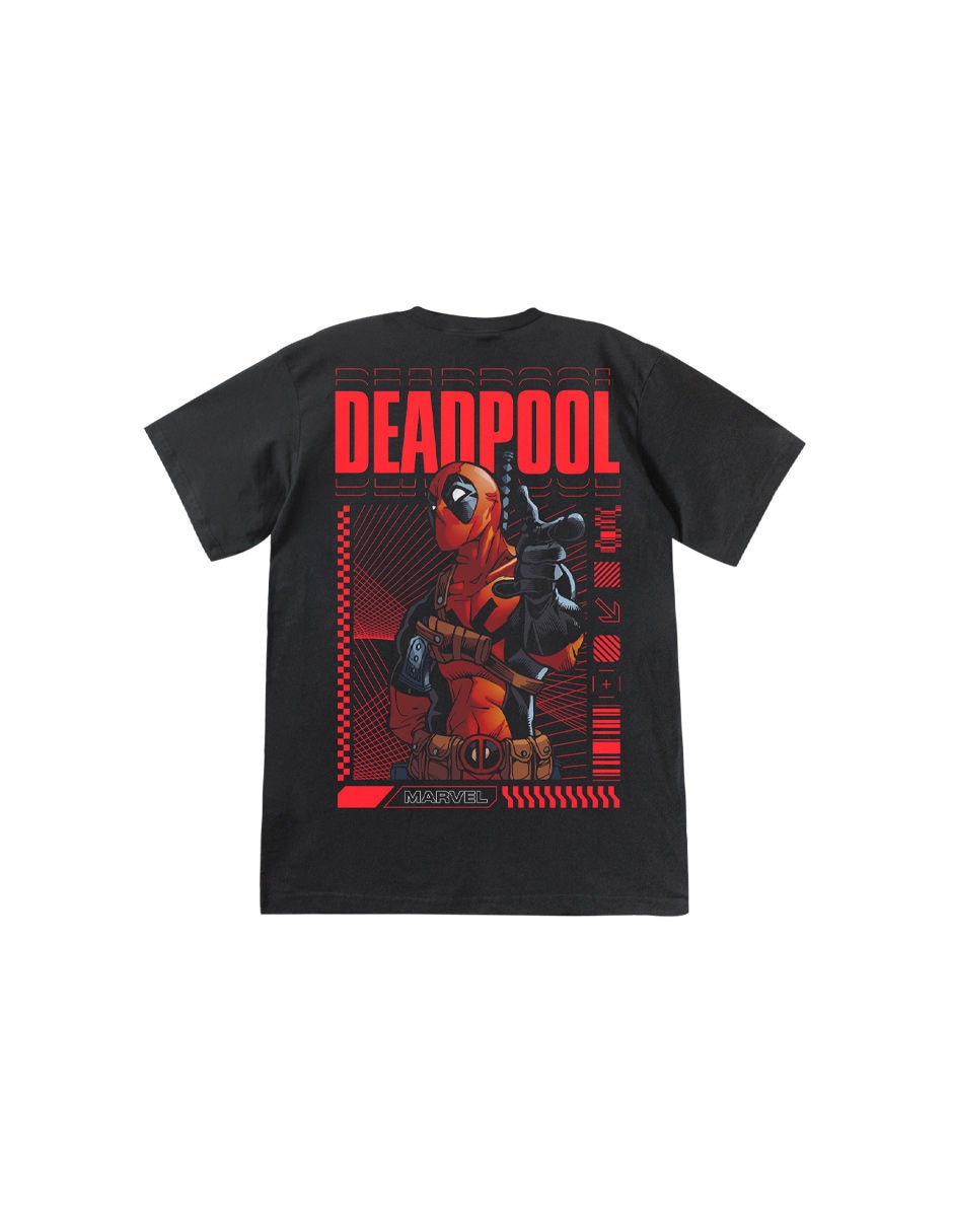 Playera Deadpool manga corta para hombre 3