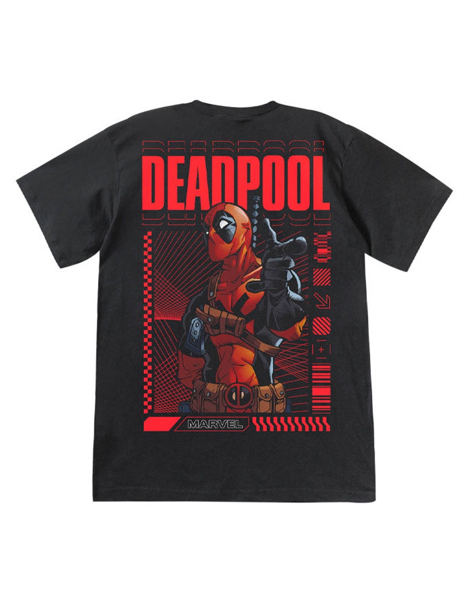 Playera Deadpool manga corta para hombre 4