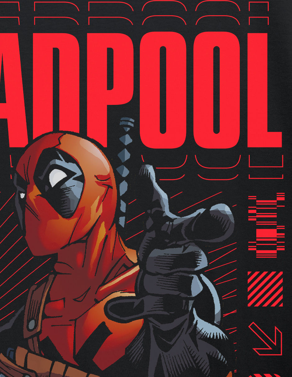 Playera Deadpool manga corta para hombre 6