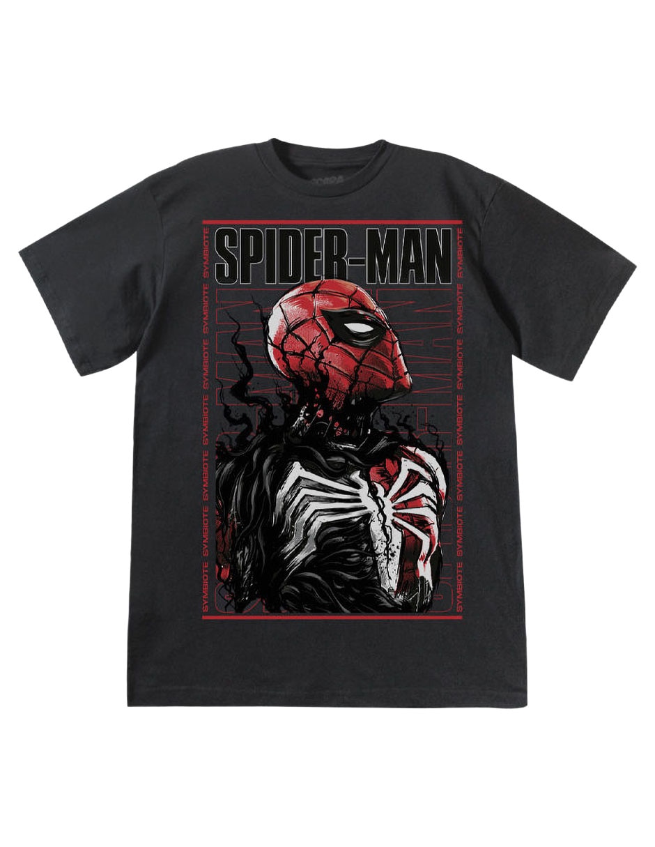 Playera mascara de latex cuello redondo para hombre