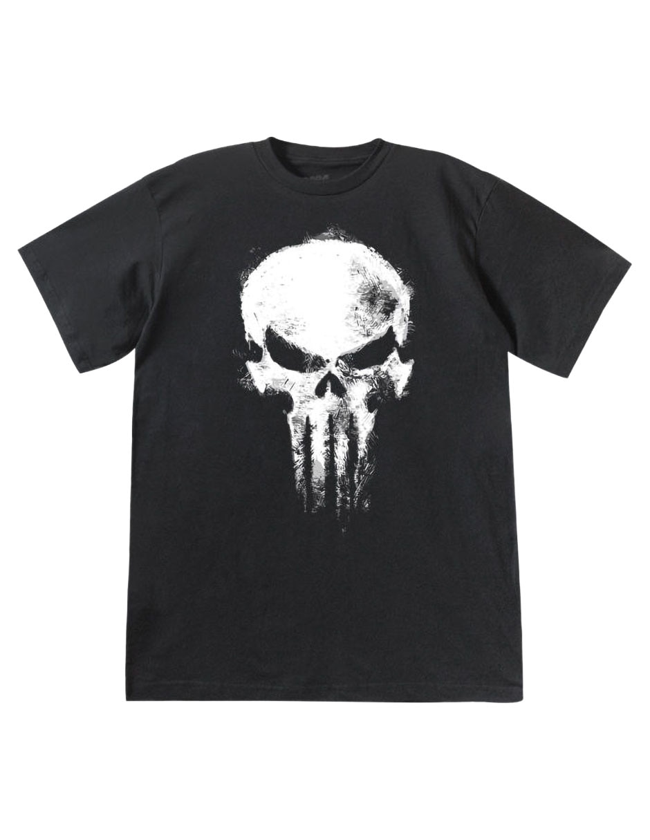 Playera Punisher manga corta para hombre Playera Punisher manga corta para hombre