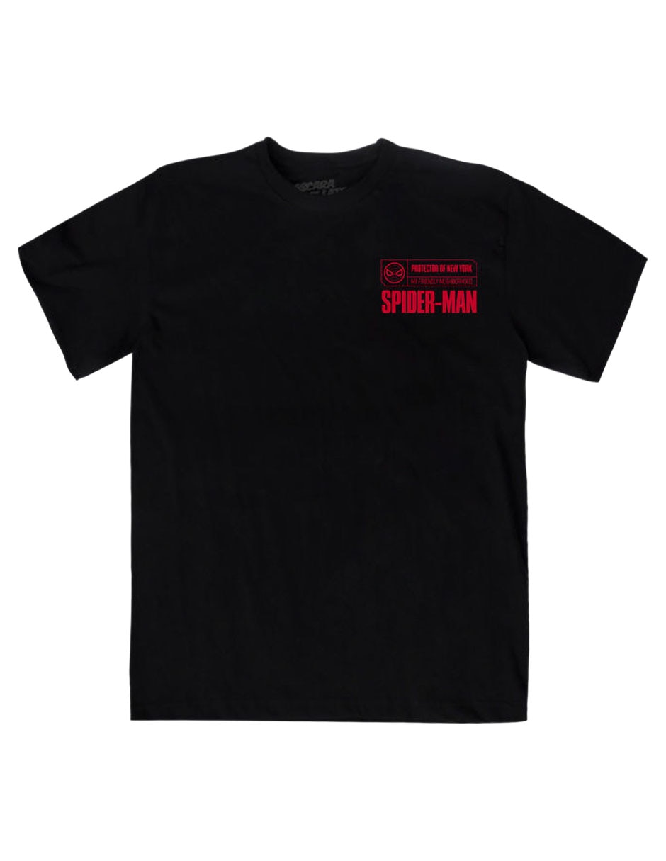Playera Spider-Man manga corta para hombre Playera Spider-Man manga corta para hombre