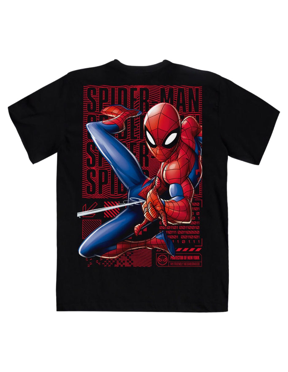 Playera Spider-Man manga corta para hombre 2