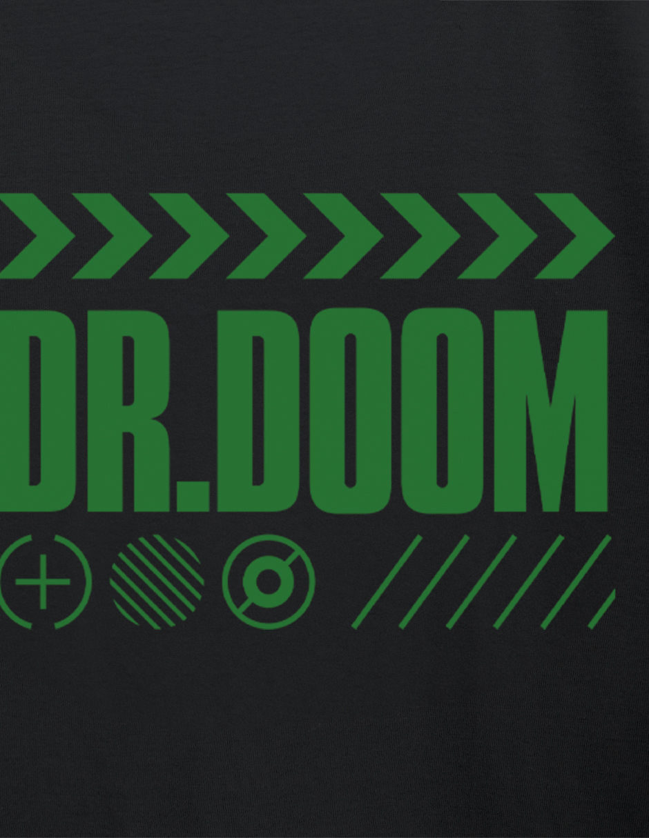 Playera Dr. Doom manga corta para hombre 3