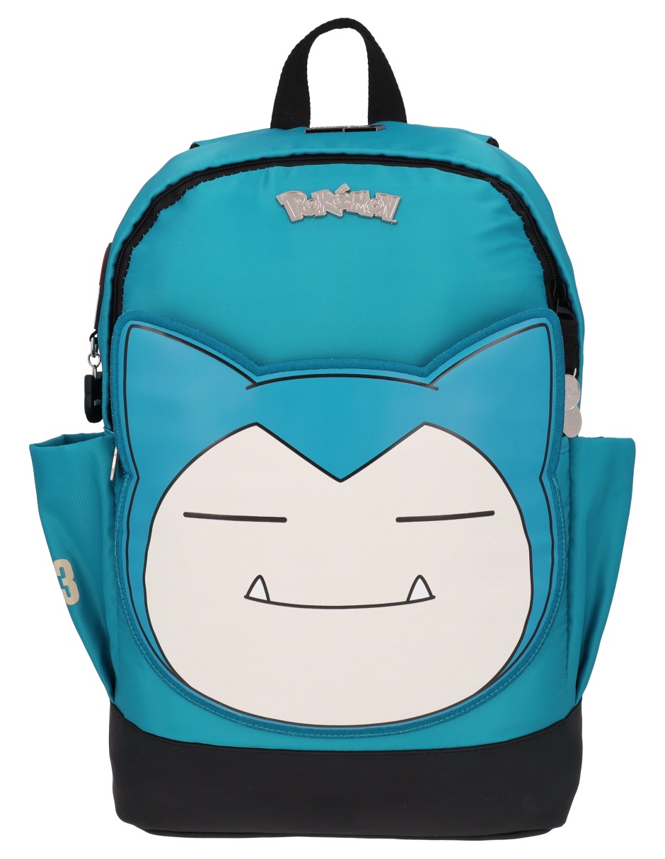 Mochila escolar snorlax pokémon unisex 1