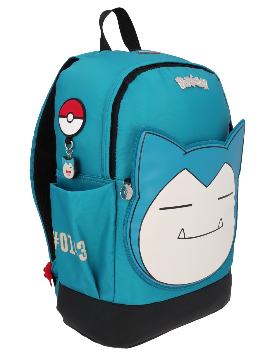 Mochila escolar snorlax pokémon unisex 2