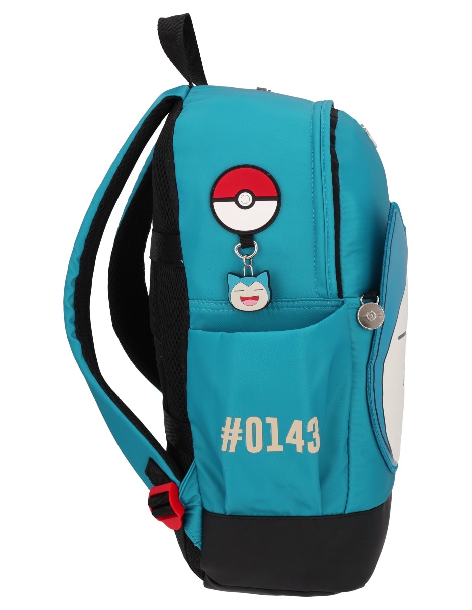Mochila escolar snorlax pokémon unisex 3
