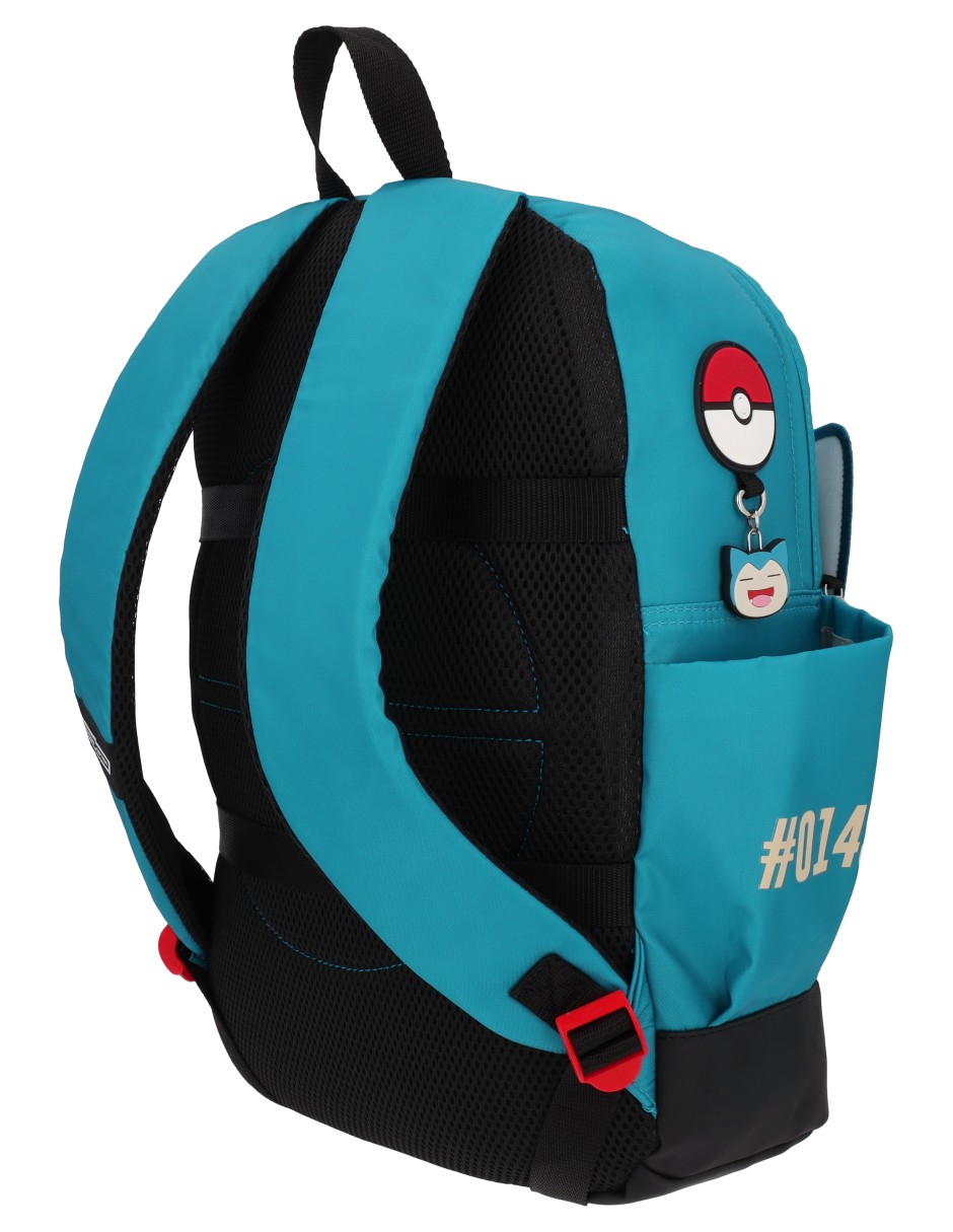 Mochila escolar snorlax pokémon unisex 4