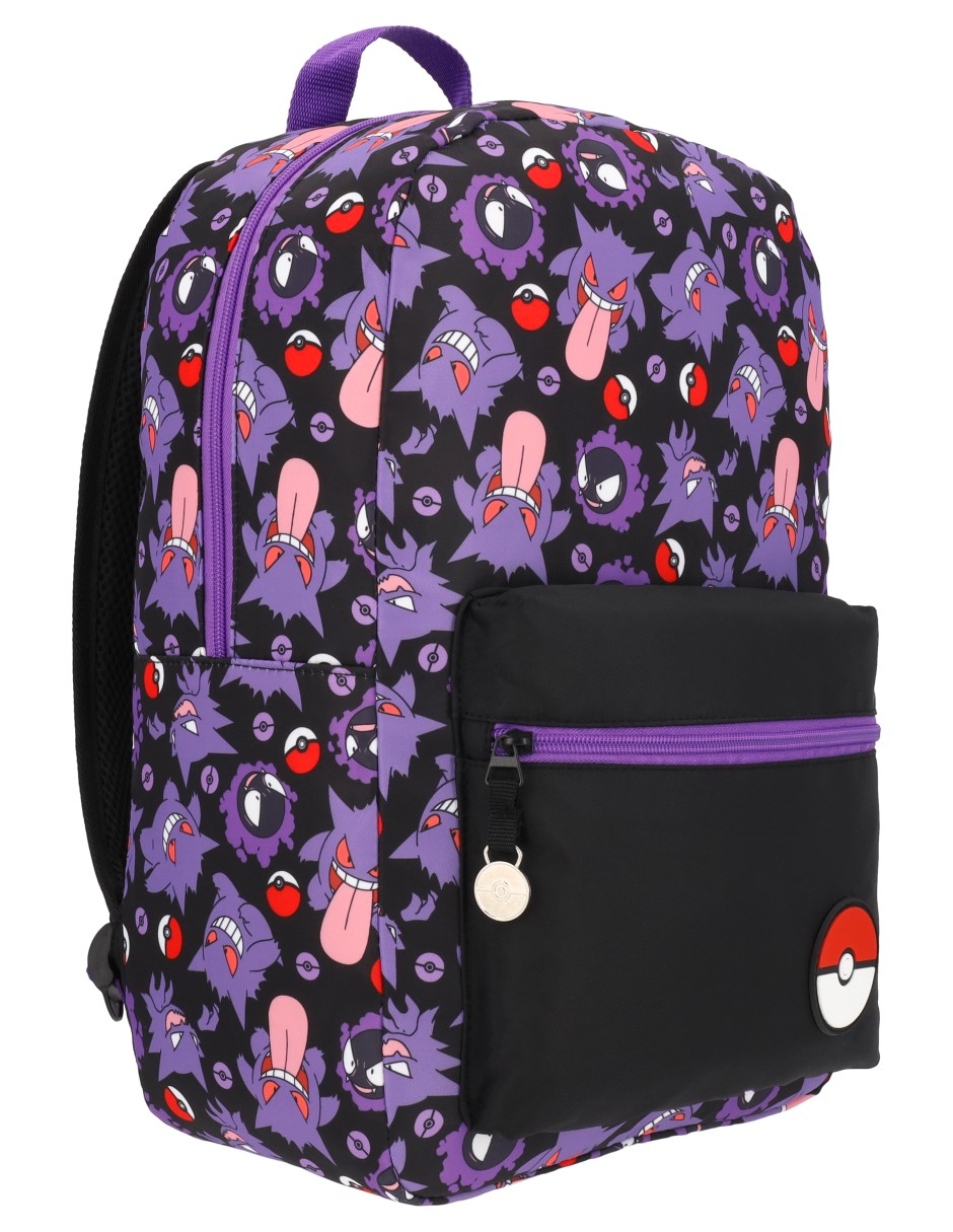 Mochila escolar gengar pokemón unisex 2