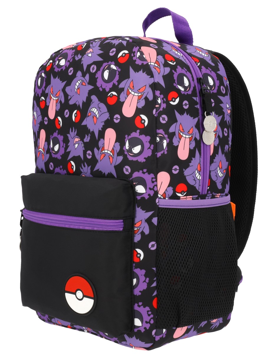 Mochila escolar gengar pokemón unisex 8