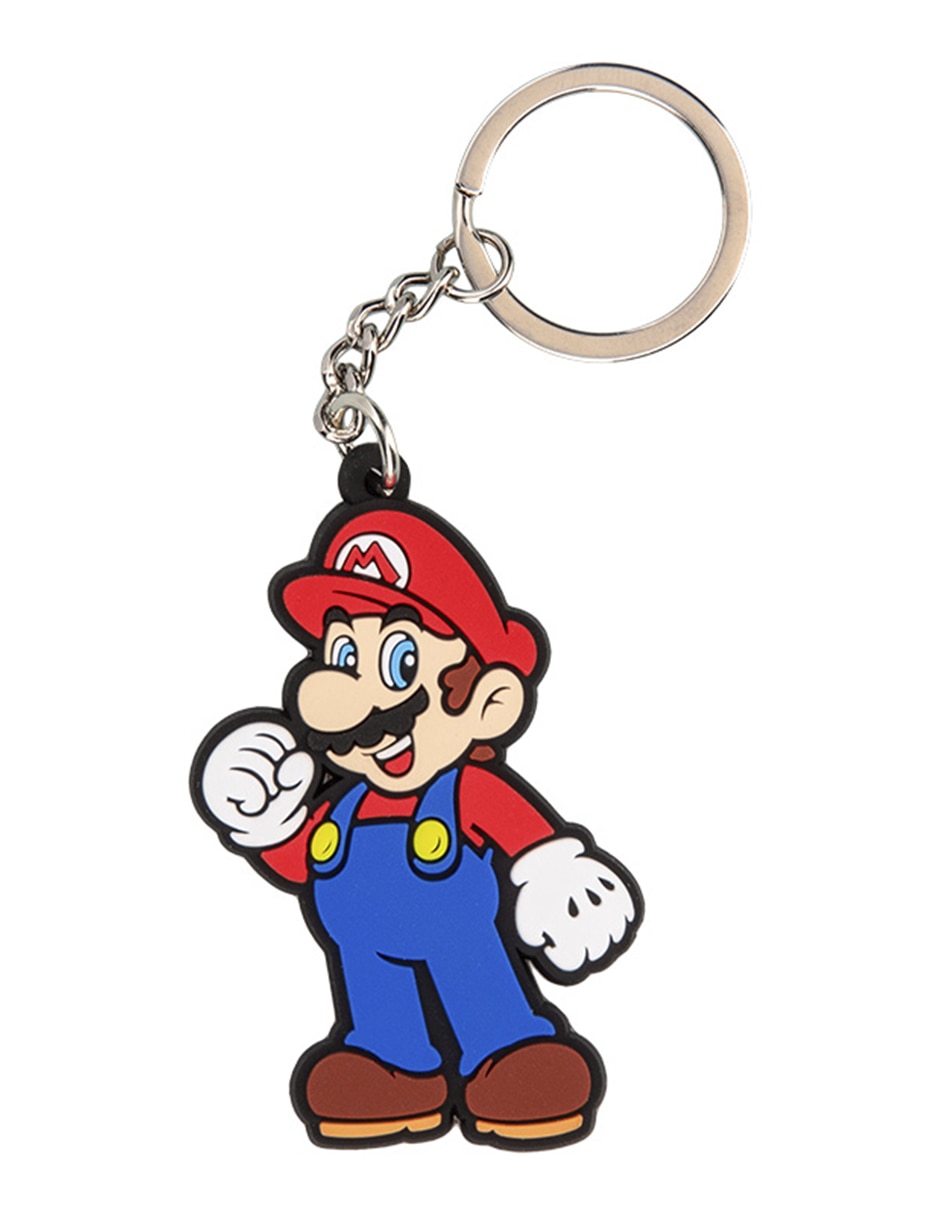 Llavero Super Mario de plástico