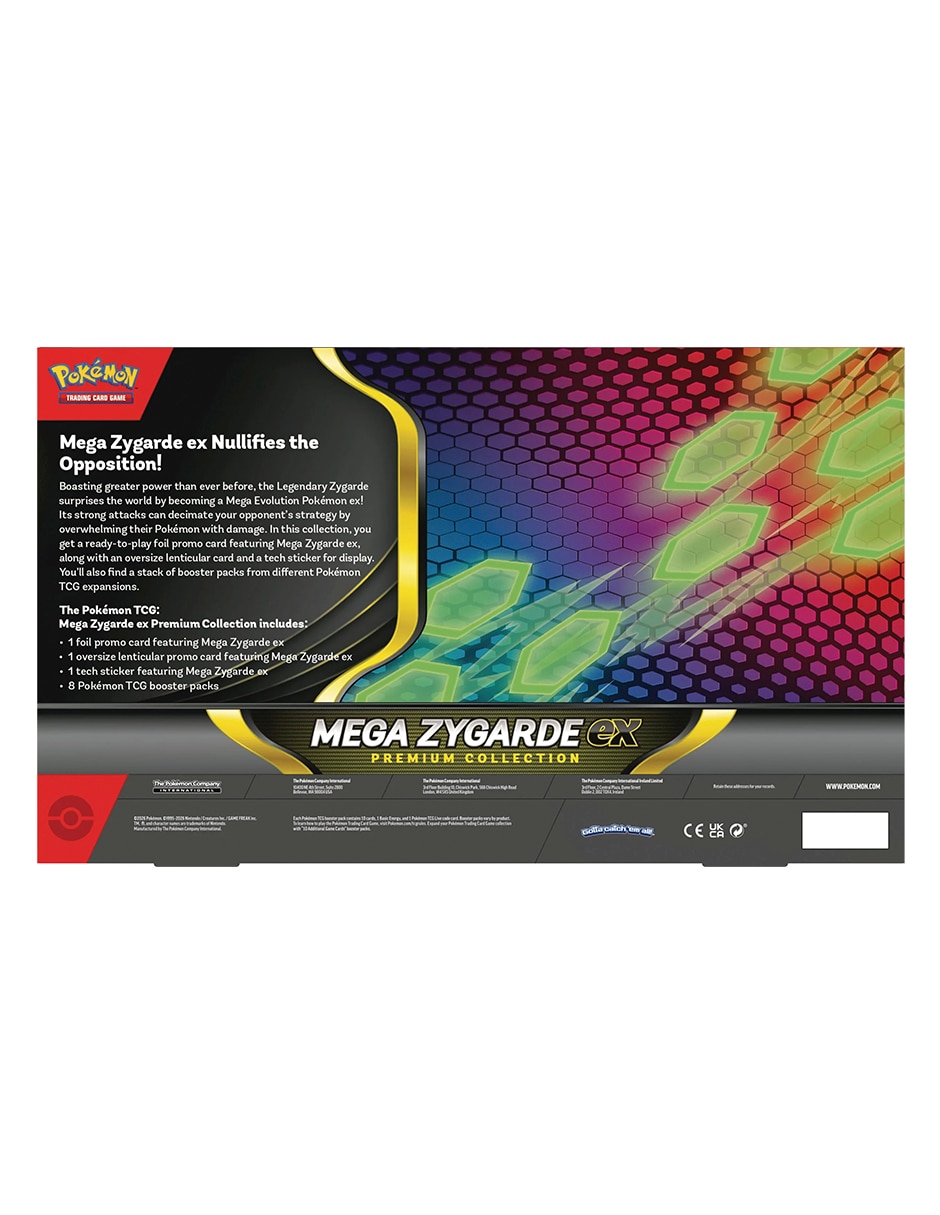 Tcg: Mega Zygarde Ex Premium Collection en Inglés TCG Perfect Order Pokémon 2