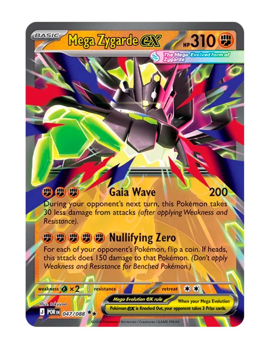 Tcg: Mega Zygarde Ex Premium Collection en Inglés TCG Perfect Order Pokémon 3