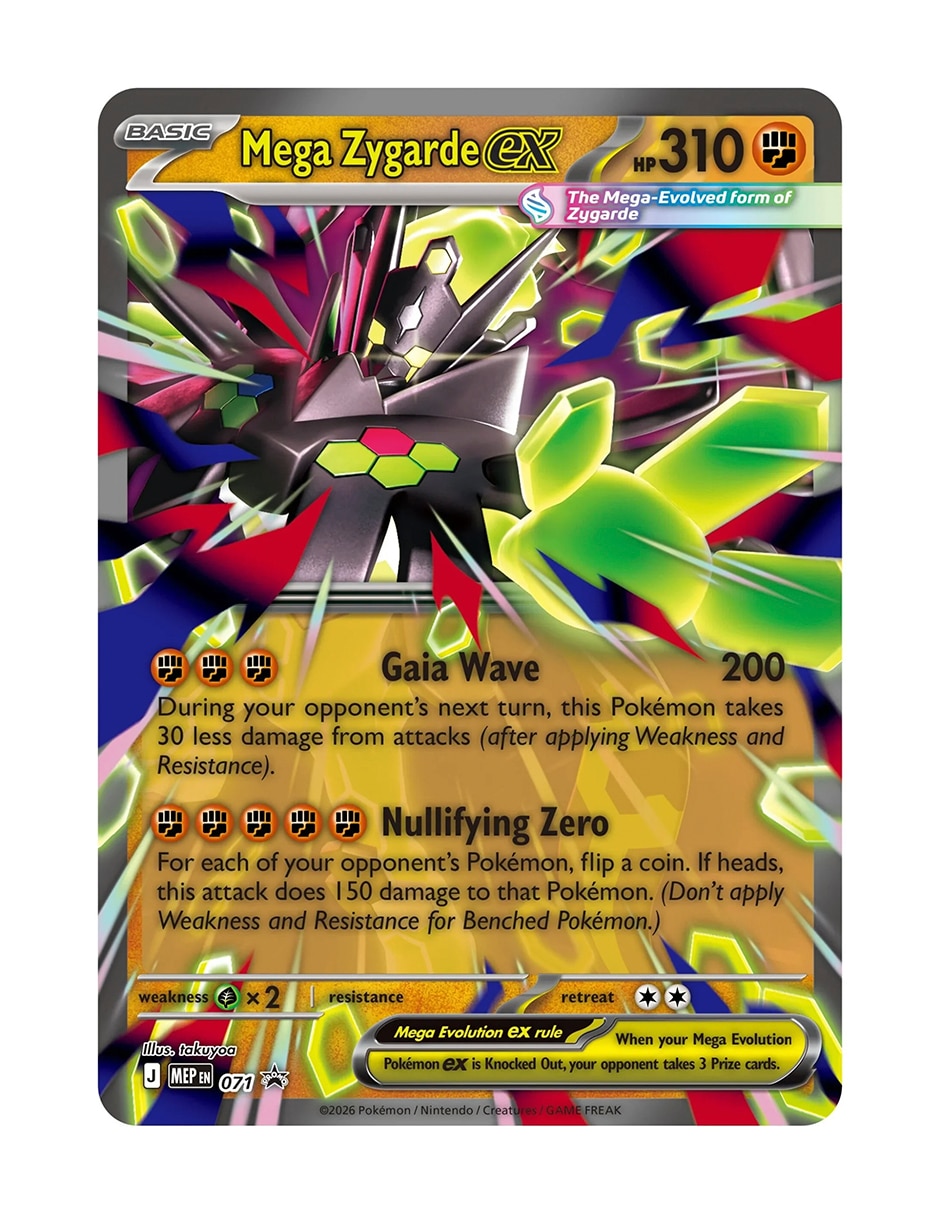 Tcg: Mega Zygarde Ex Premium Collection en Inglés TCG Perfect Order Pokémon 4