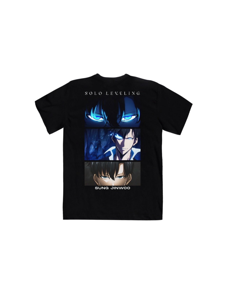 Set playera/playera solo leveling cuello redondo para hombre 6
