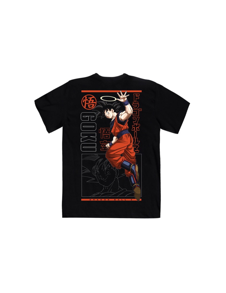 Playera Dragon Ball cuello redondo para hombre