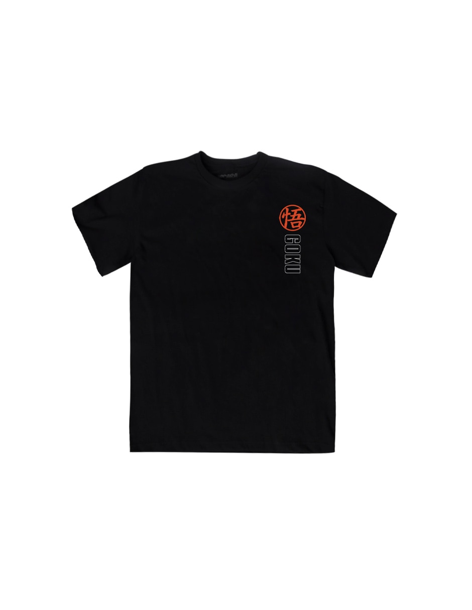 Playera dragon ball cuello redondo para hombre
