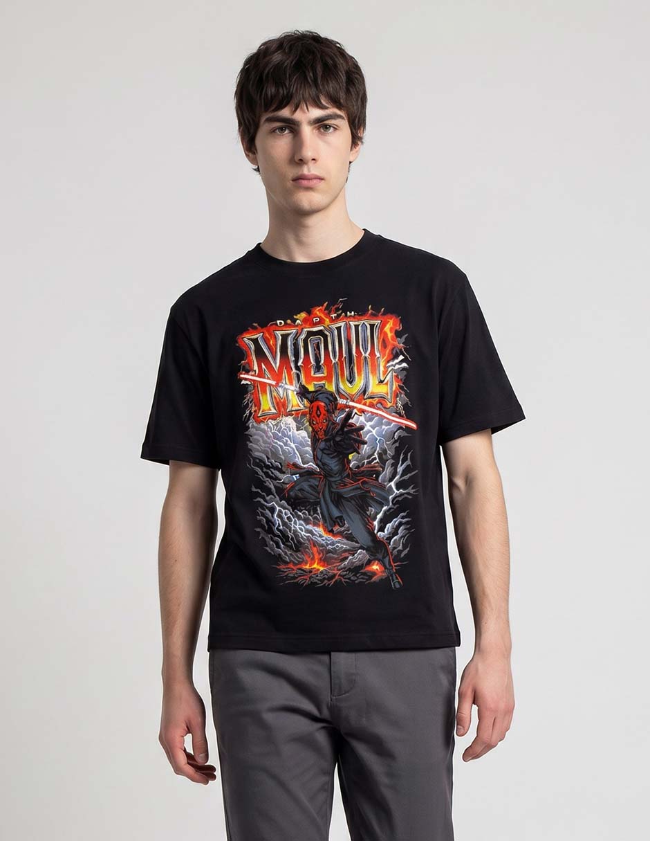 Playera Star Wars cuello redondo para hombre Playera Star Wars cuello redondo para hombre