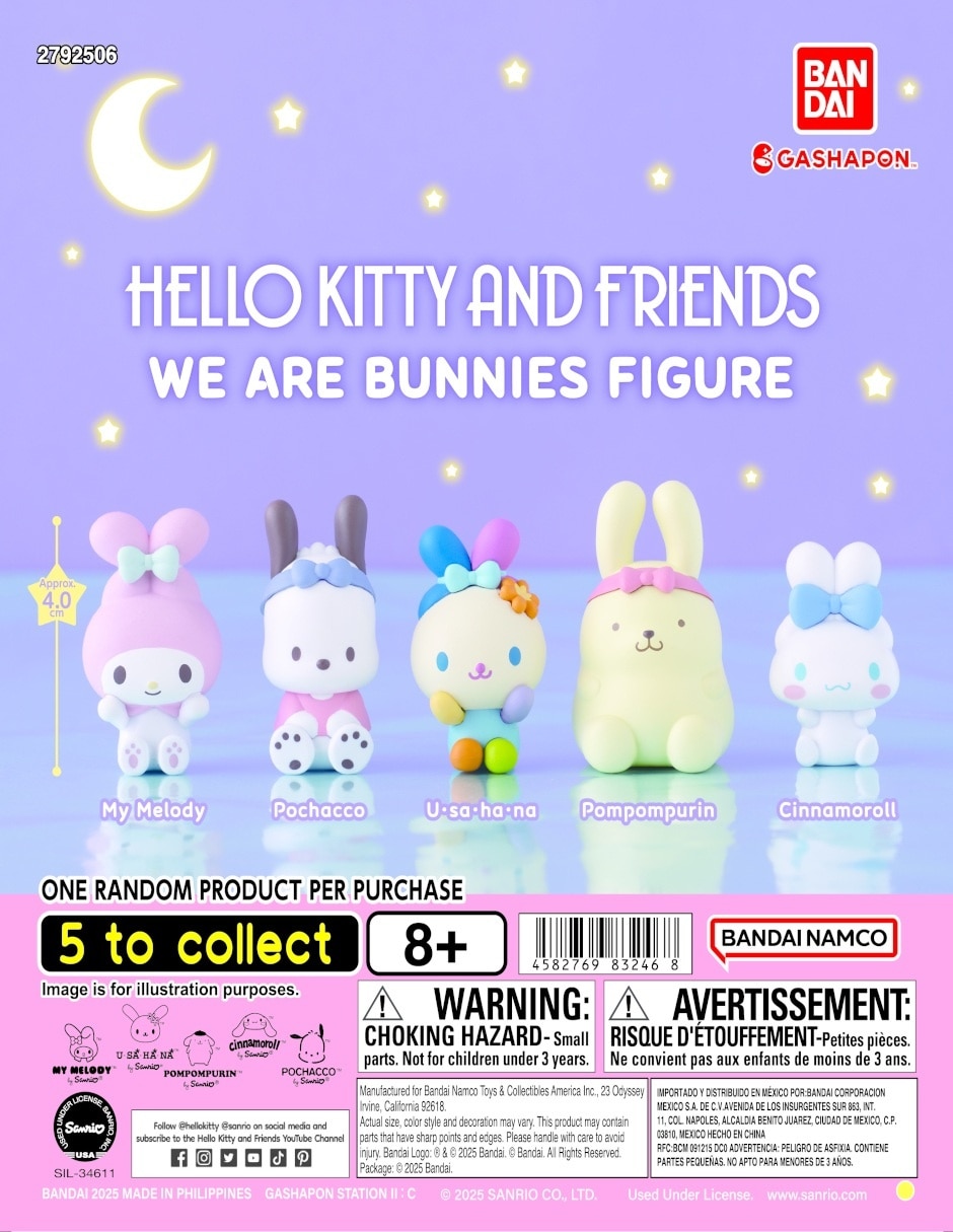 Figura de colección Sanrio Hello Kitty and Friends collectors 3
