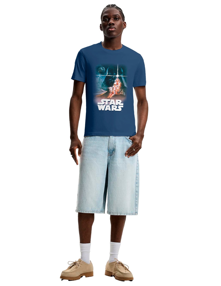 Playera starwars cuello redondo para hombre 2