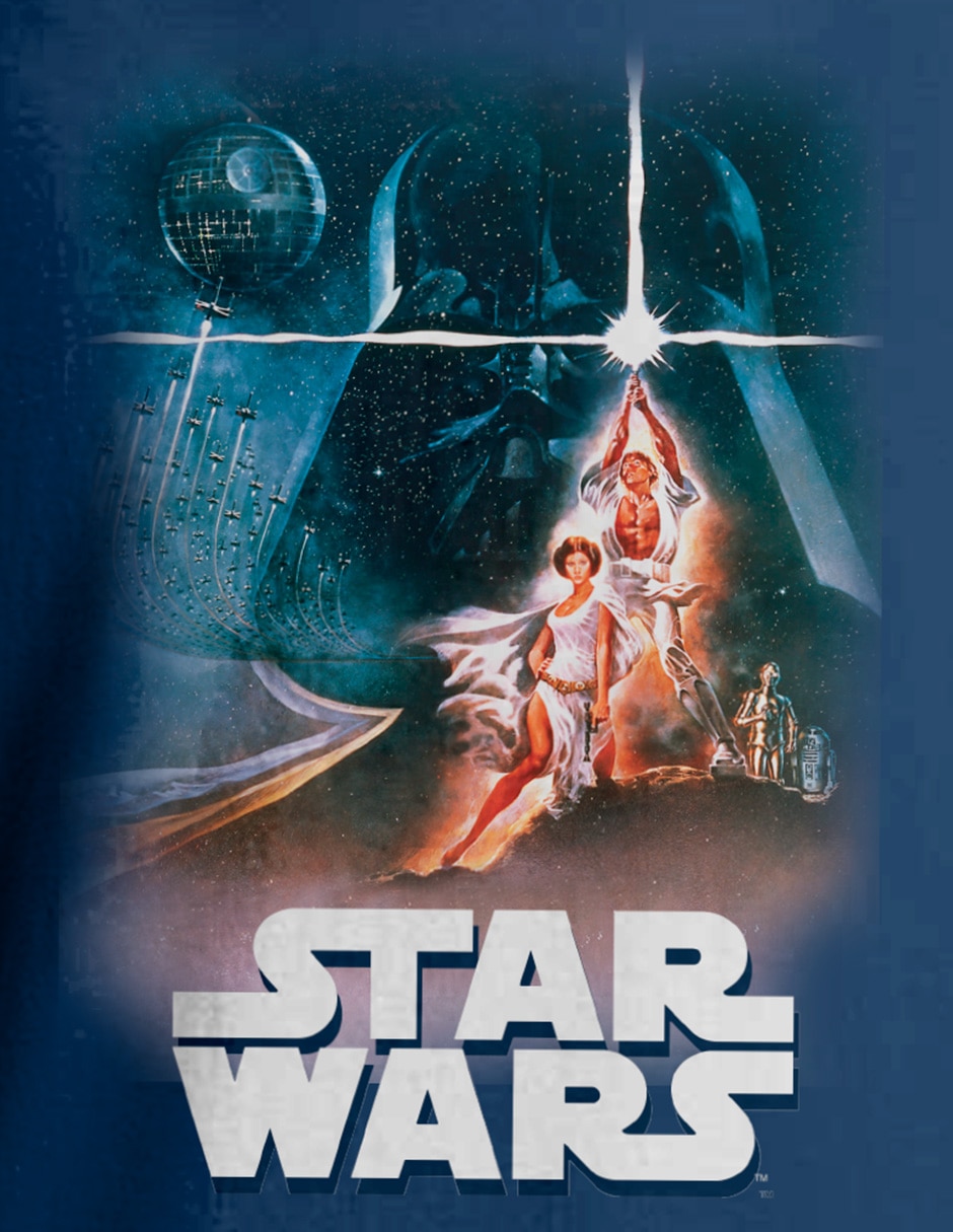 Playera starwars cuello redondo para hombre 4
