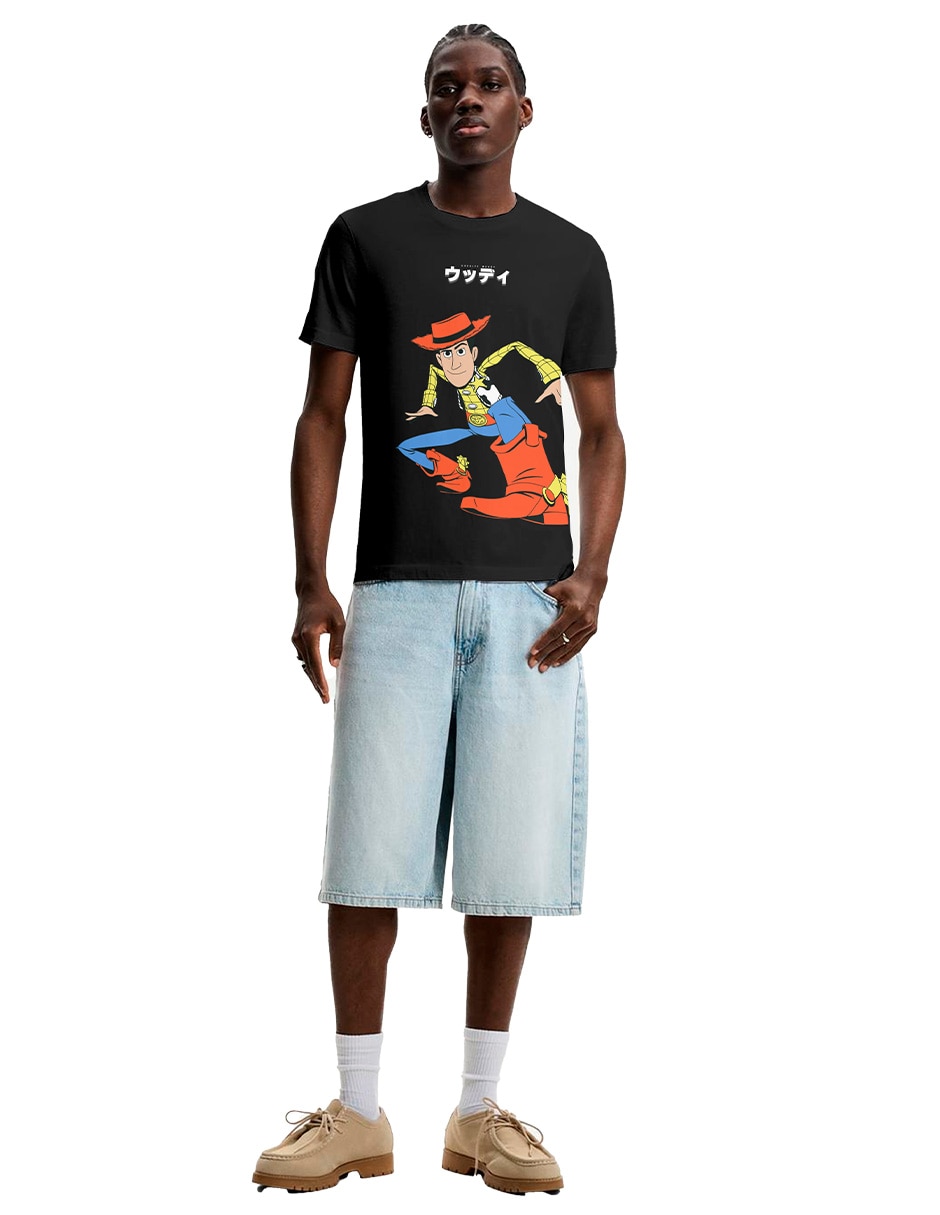 Playera cuello redondo para hombre