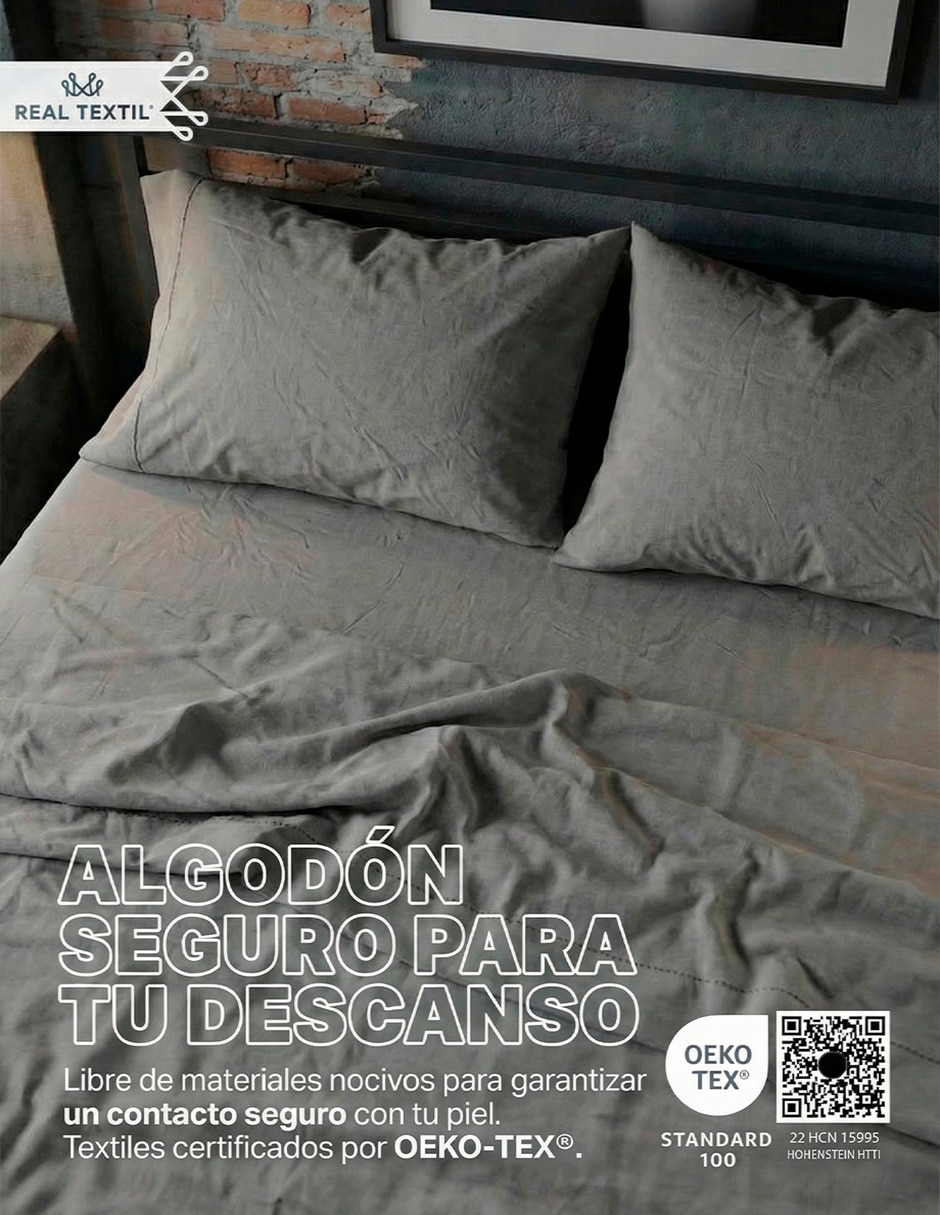Juego de sabanas de 100 % algodón 200 hilos OEKO-TEX 3