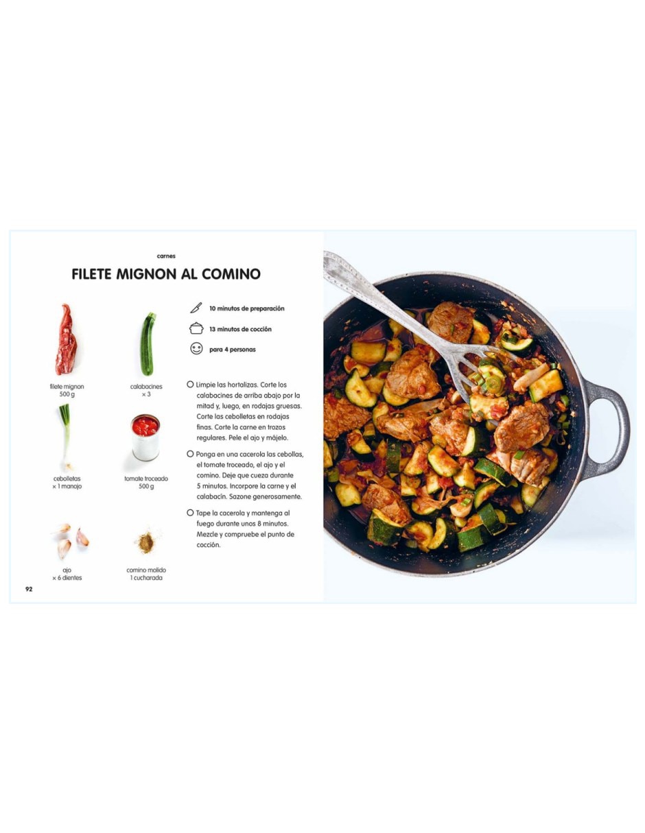 Libro 100 Recetas Platos Únicos: Gran Variedad De Recetas Deliciosas Del Día A Día De 2