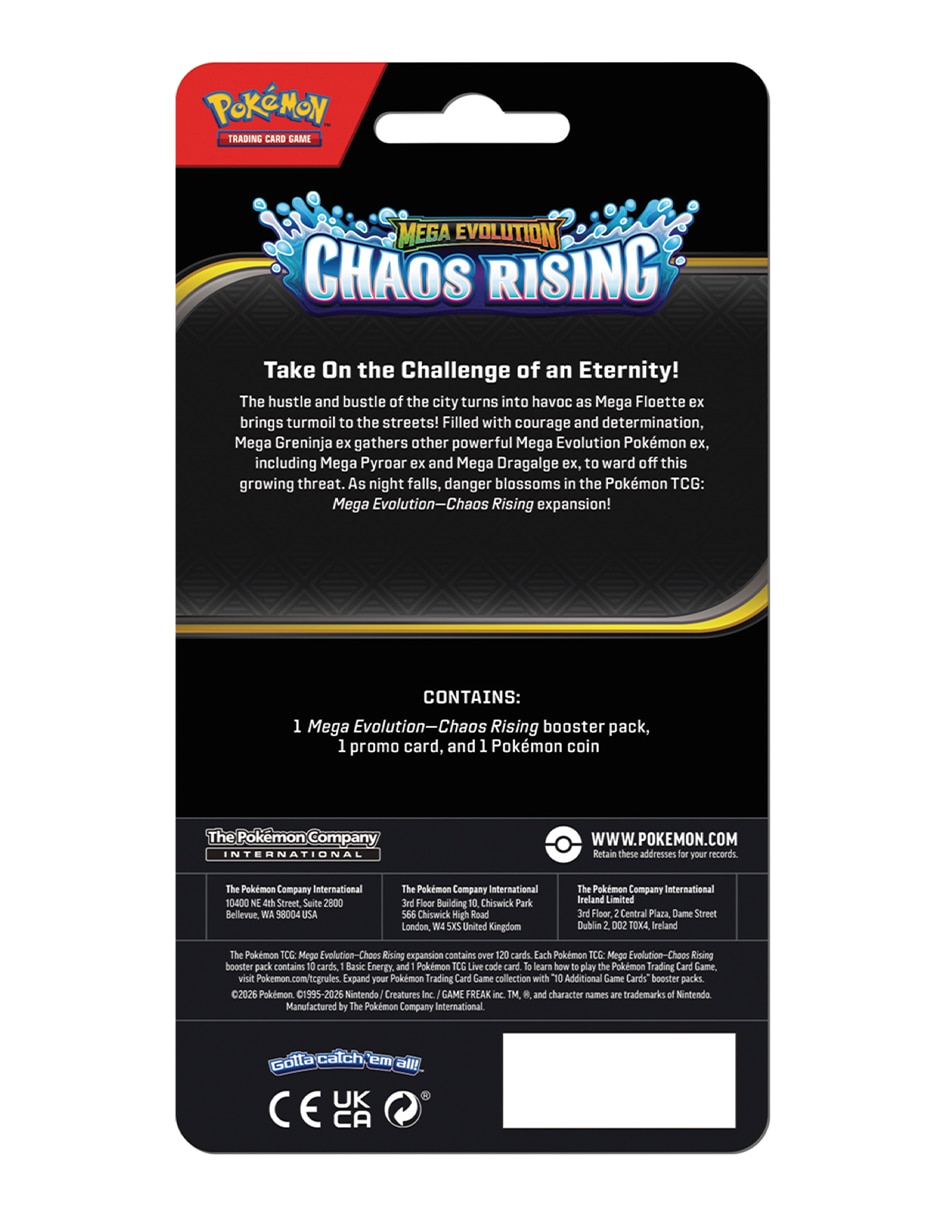 TCG: Mega Evolution—Chaos Rising Checklane Blister TCG Pokémon Chaos Rising Pokémon TCG: Mega Evolution—Chaos Rising Checklane Blister TCG Pokémon Chaos Rising Pokémon