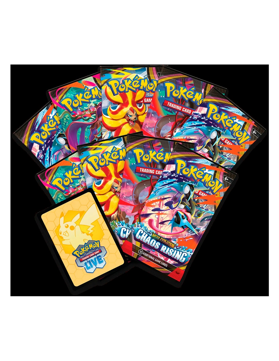 Pokémon TCG: Mega Evolution— Chaos Rising Elite Trainer Box en inglés TCG Pokémon Chaos Rising POKÉMON