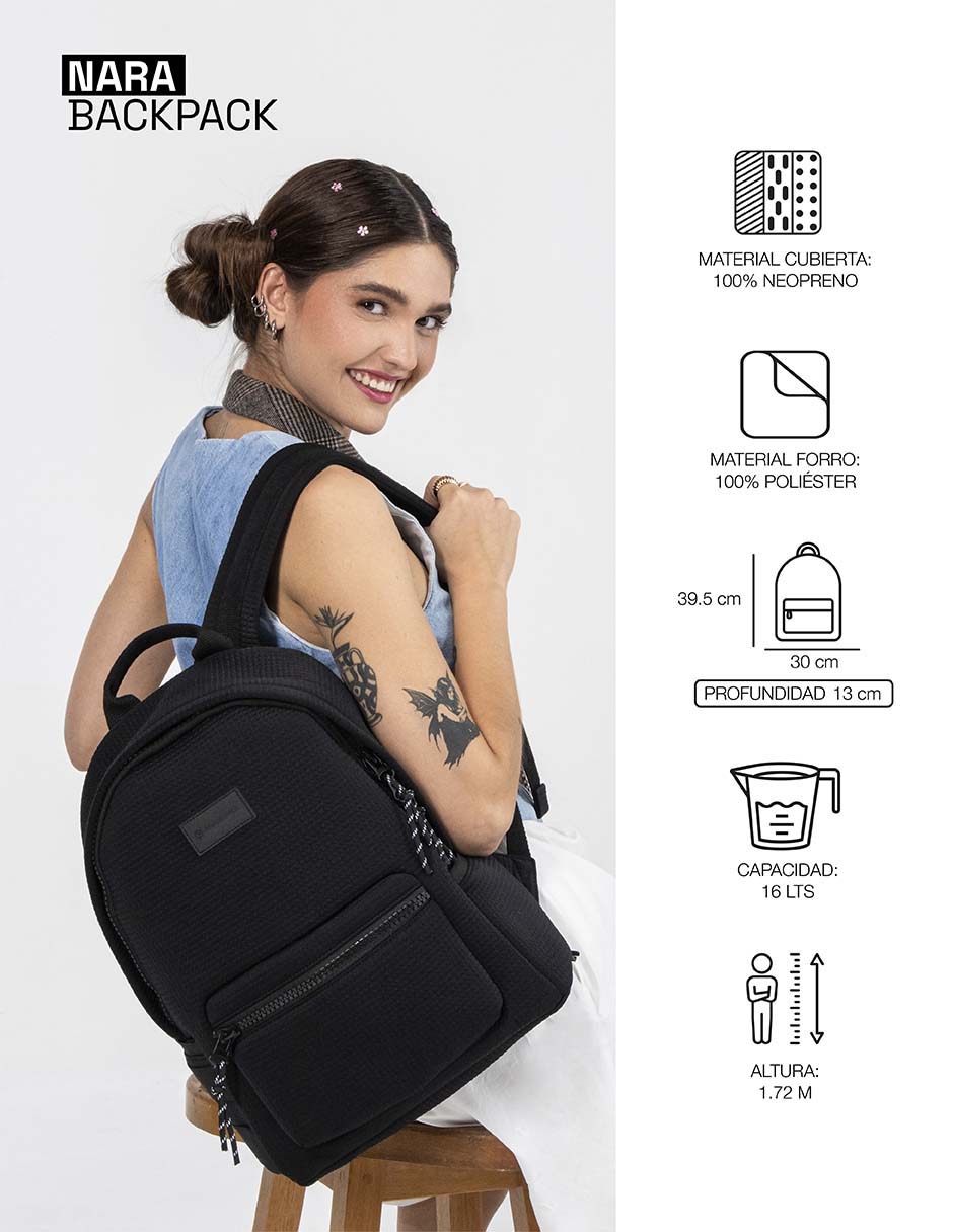 Mochila con portalaptop nara unisex 6