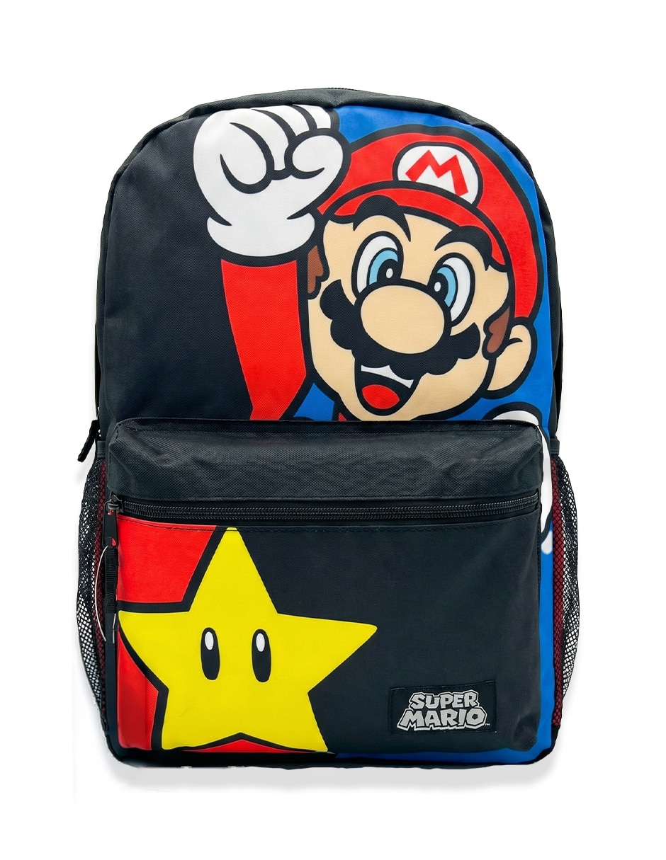 Mochila casual super mario nintendo sin colecccion unisex