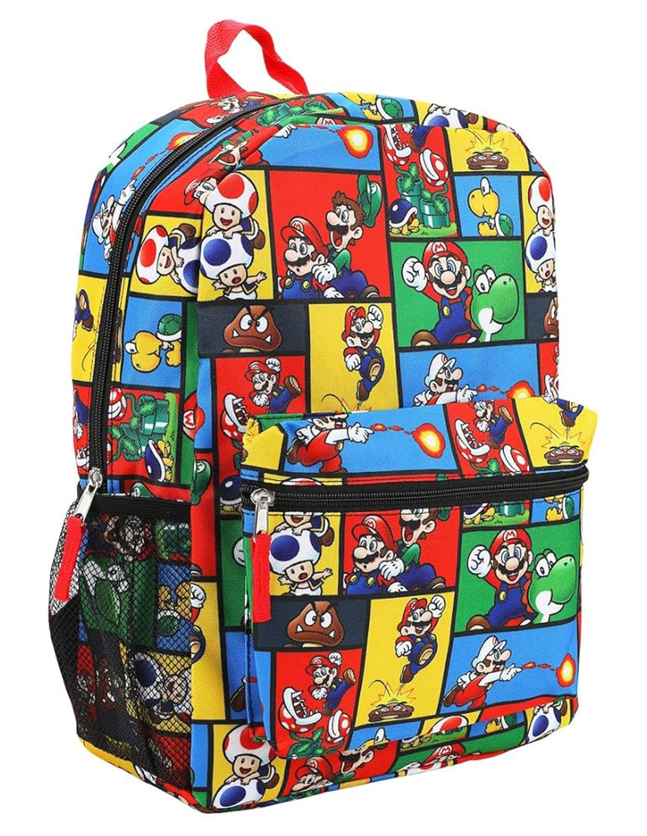 Mochila casual Amigos y enemigos: Super Mario unisex 4