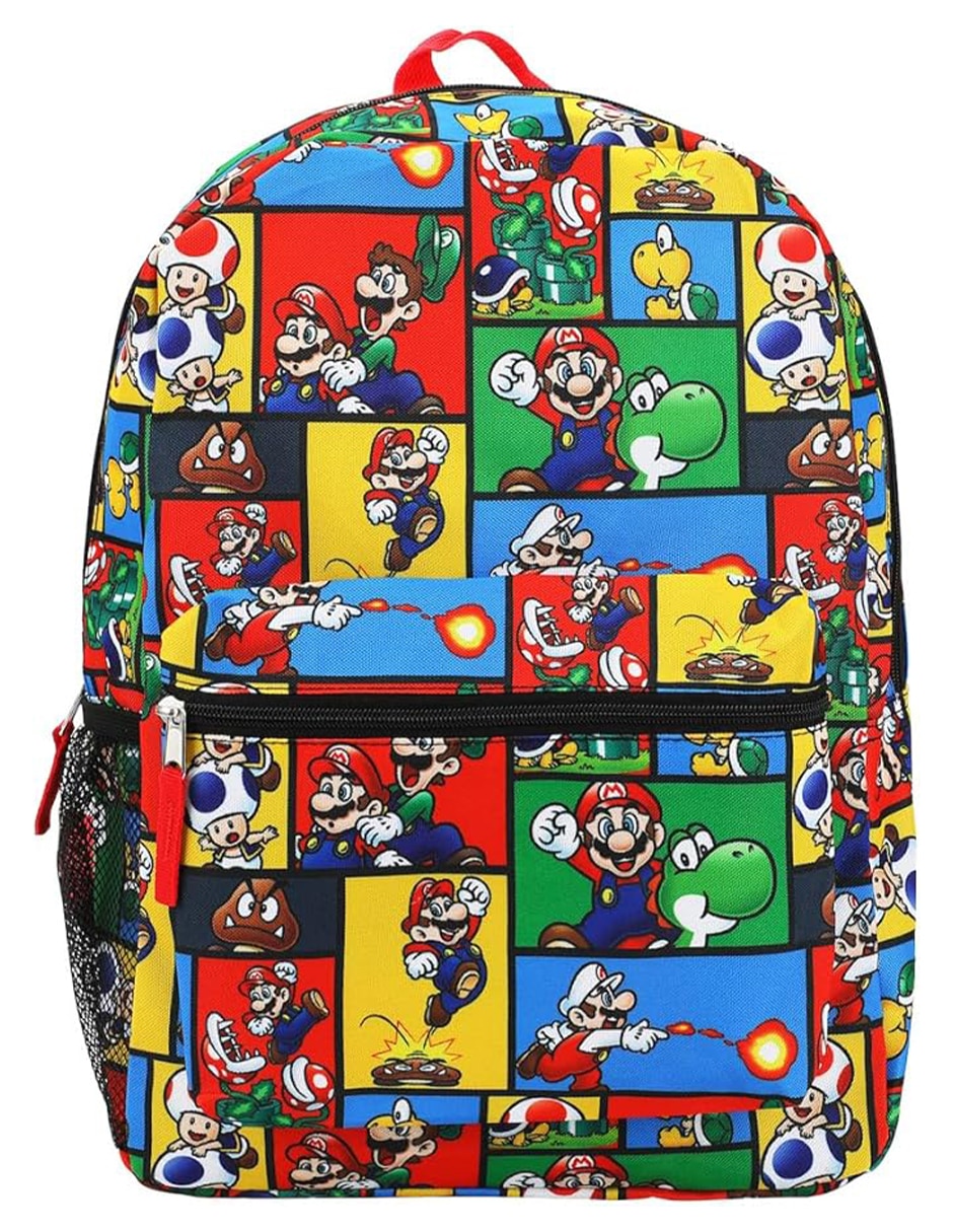 Mochila casual Amigos y enemigos: Super Mario unisex 1