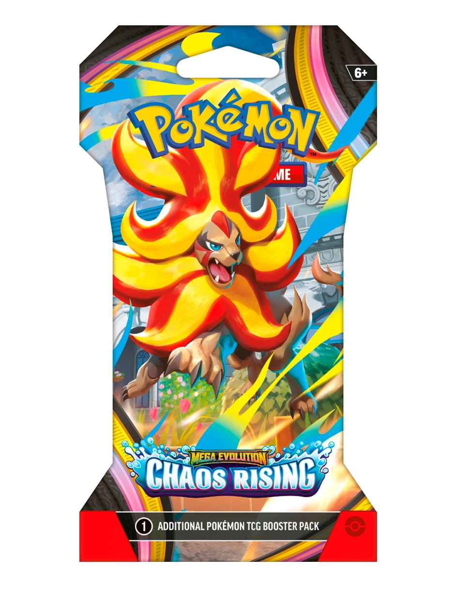 TRU TCG: Mega Evolution Chaos Rising Sleeved Booster en Inglés TCG Chaos Rising