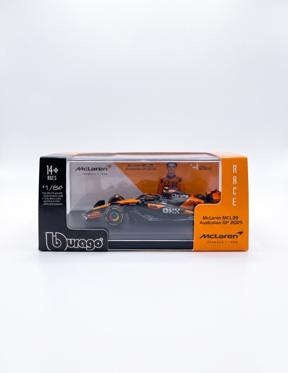 Vehiculo a escala 1:64 McLaren Mcl39 Australian Gp 2025 2