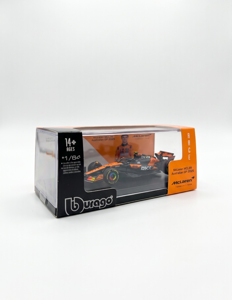 Vehiculo a escala 1:64 McLaren Mcl39 Australian Gp 2025 3