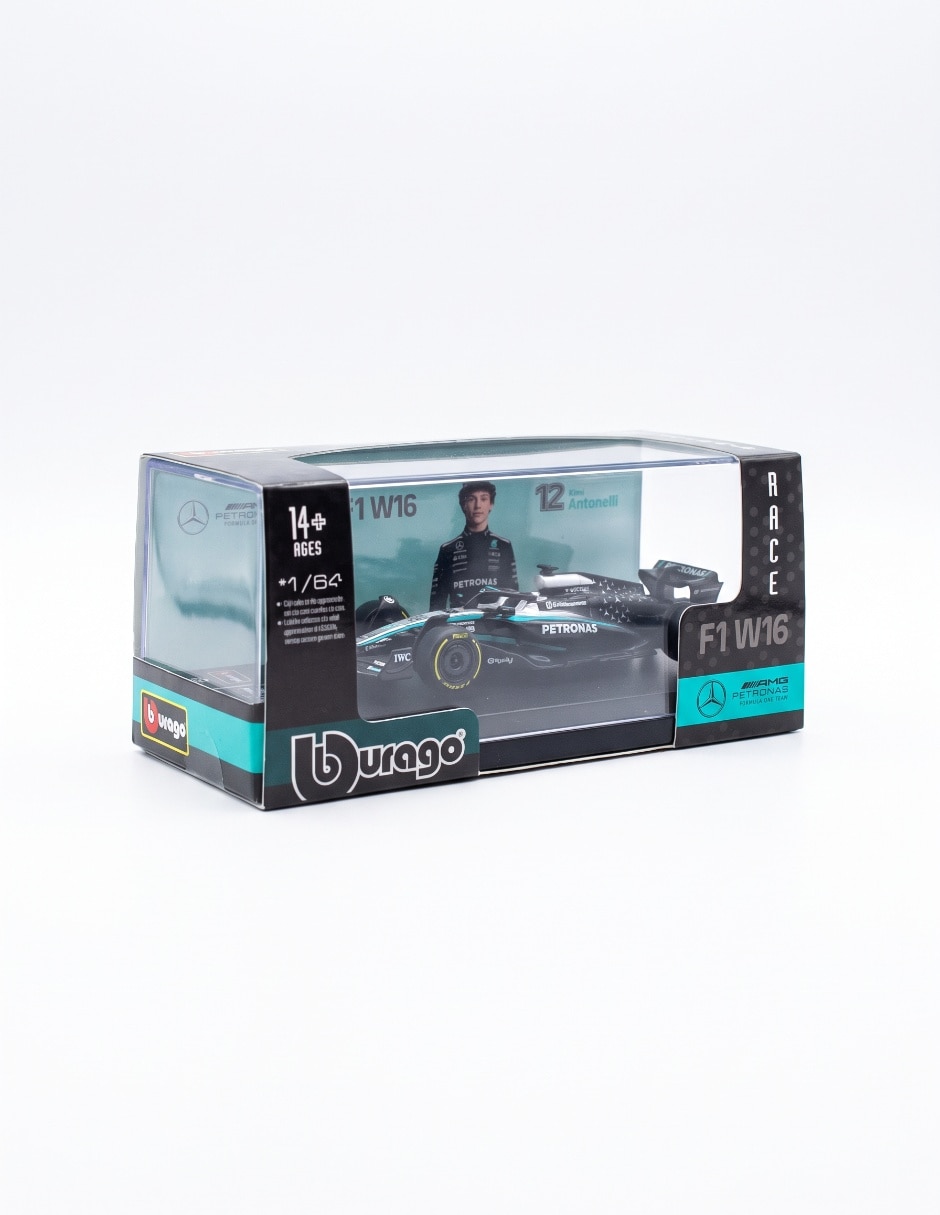 Vehiculo a escala 1:64 F1 W16 Amg Petronas Formula One Team 3