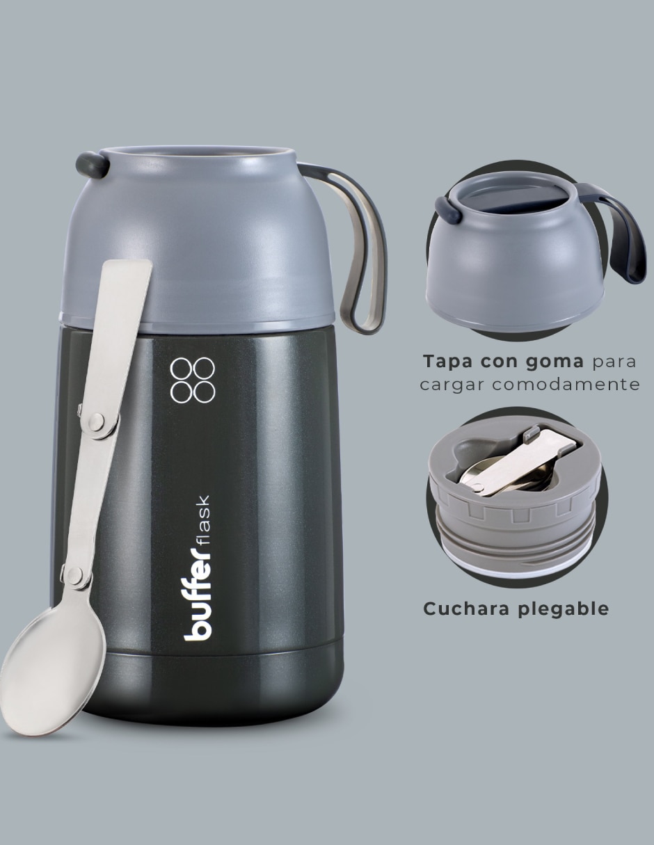 Termo de acero inoxidable Six con tapa rosca 4