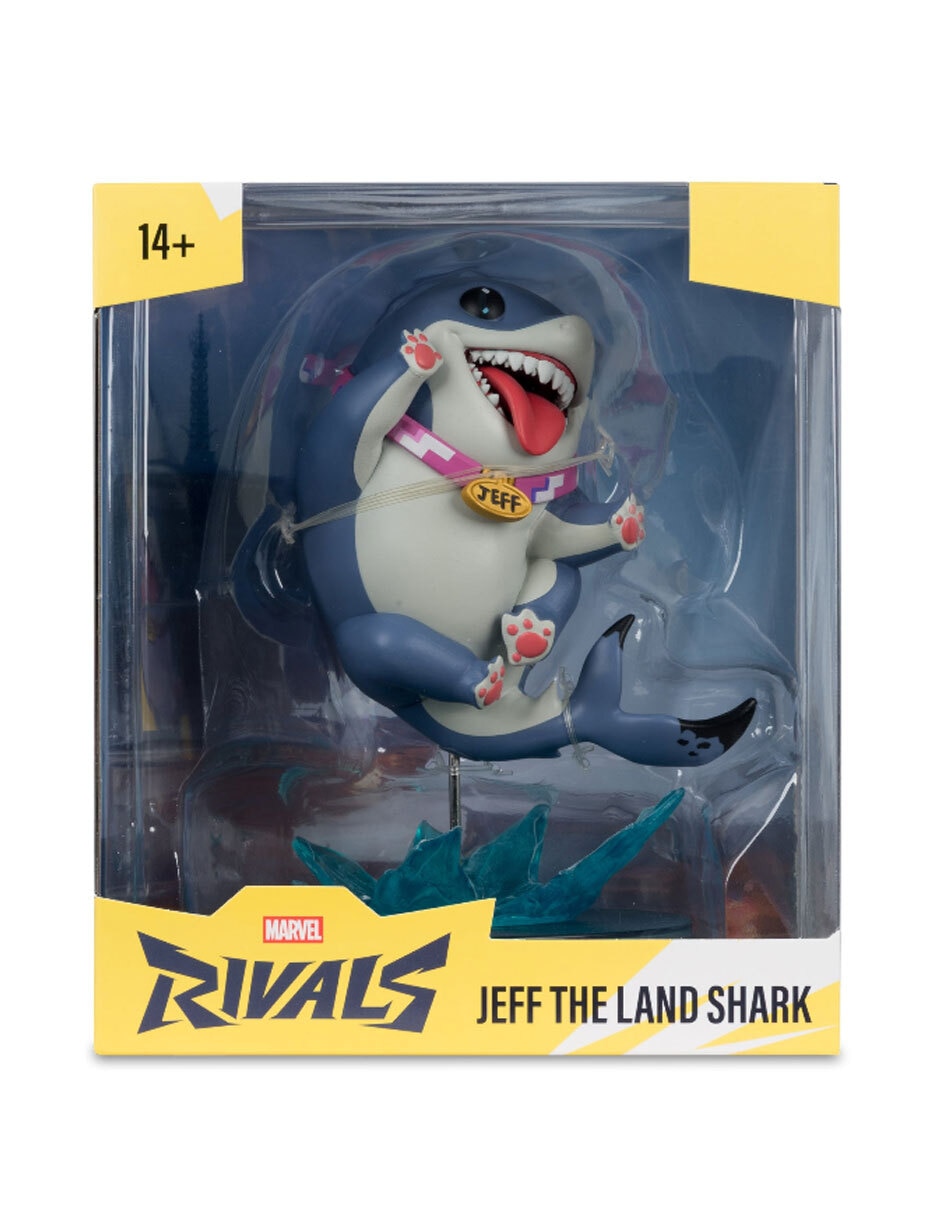 Figura de colección Marvel Rivals Jeff The Land Shark Figura de colección Marvel Rivals Jeff The Land Shark
