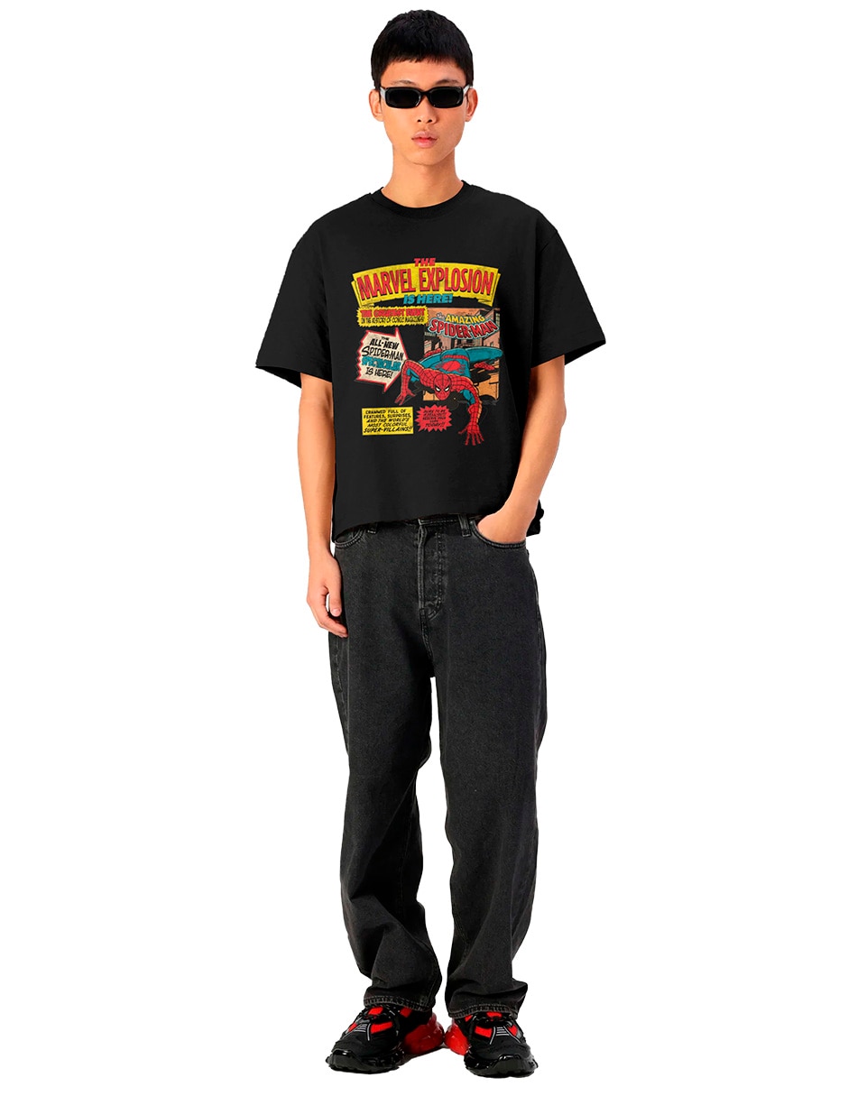 Playera Spiderman cuello redondo para hombre 2