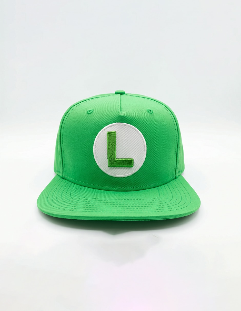 Gorra con visera plana para casual gorra luigi sin equipo para hombre 1