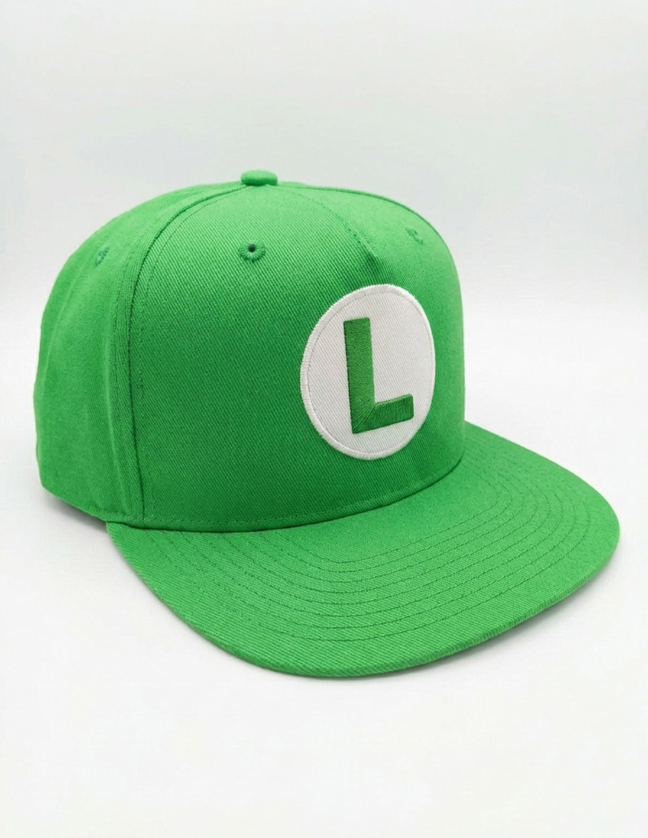 Gorra con visera plana para casual gorra luigi sin equipo para hombre 3