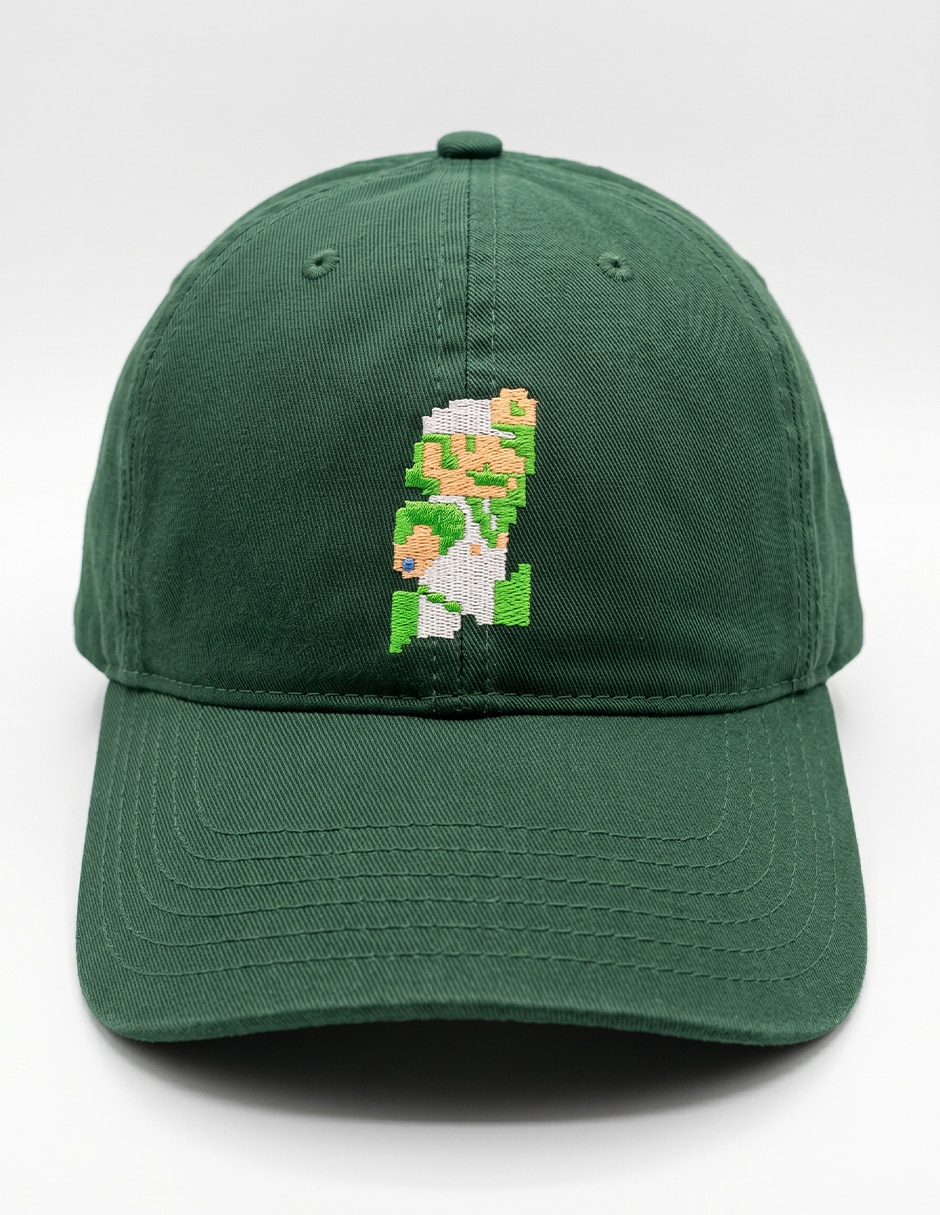 Gorra con visera curva casual Luigi para hombre 1