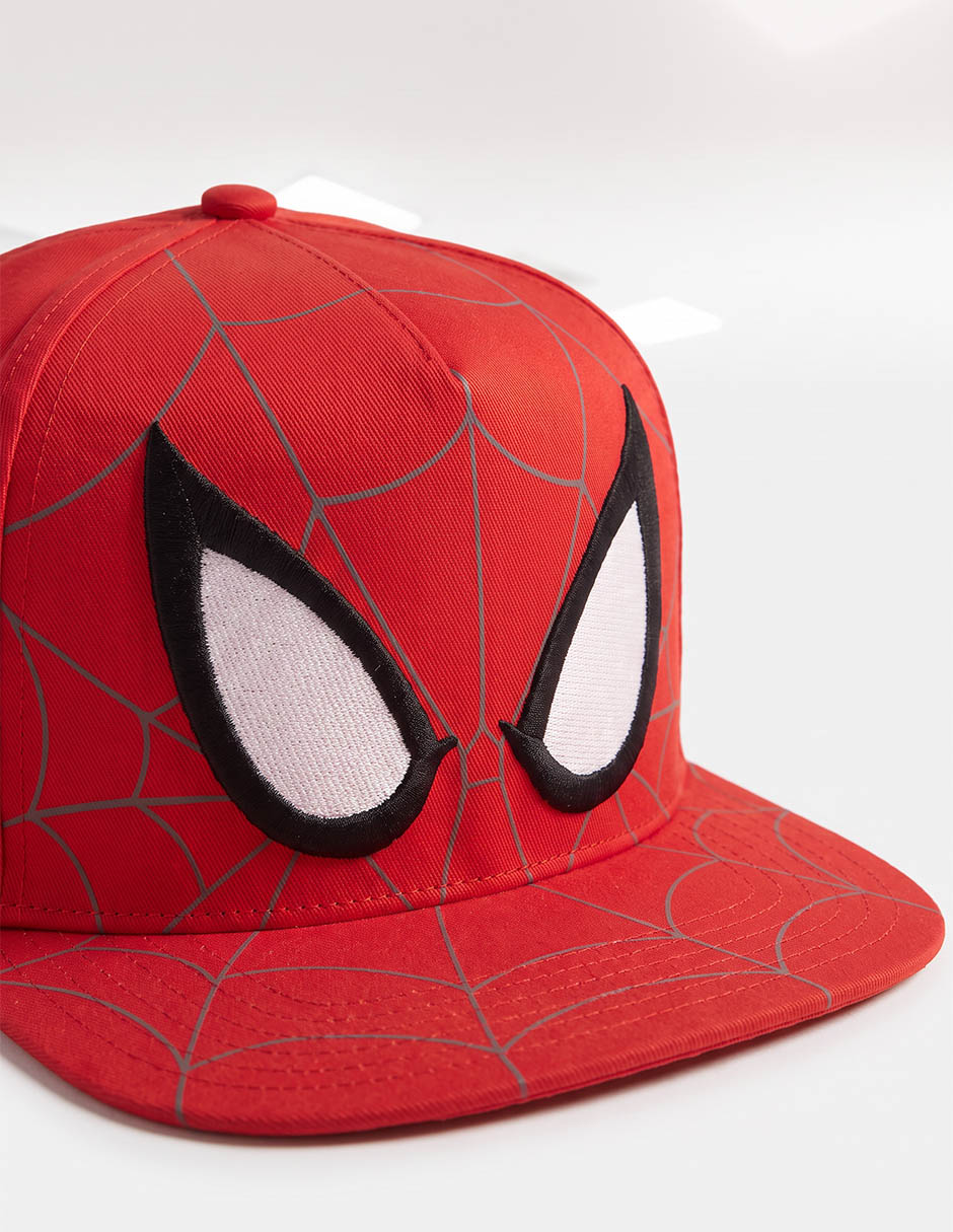 Gorra visera plana snapback casual Spiderman para hombre 2