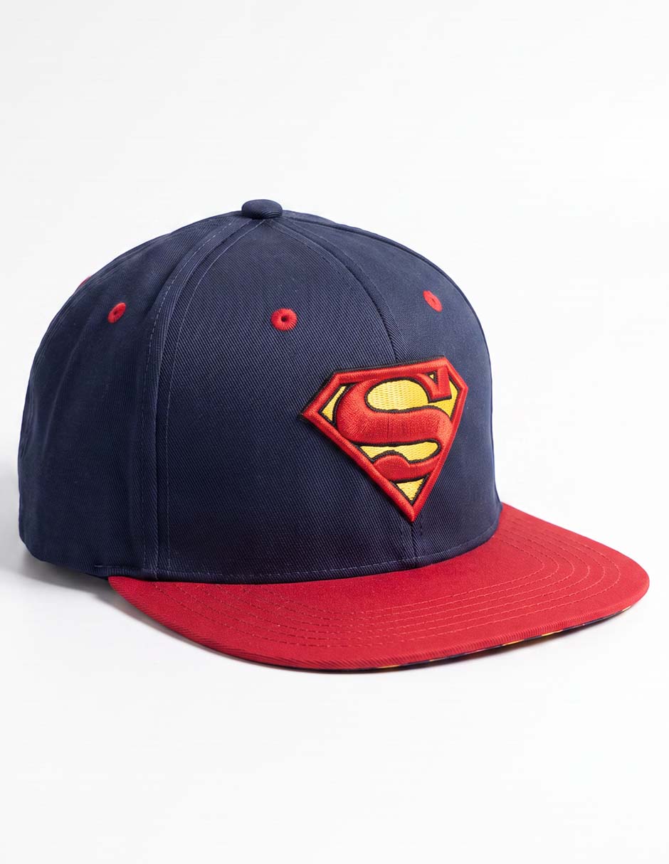Gorra visera plana snapback casual Superman para hombre 1